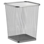 Prullenbak HENDRIK - 15 L - Zilver - 25 x 25 x 32 cm Prullenbak HENDRIK - 15 L - Zilver - 25 x 25 x 32 cm