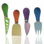 Lowenthal kaasmessen set - 4 delig - Multicolor Lowenthal kaasmessen set - 4 delig - Multicolor