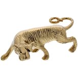 Decoratie Tijger - Goud - Aluminium - 23 x 9 x 7 cm Decoratie Tijger - Goud - Aluminium - 23 x 9 x 7 cm