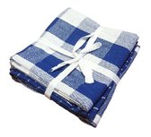 Theedoekset KARL - 3 theedoeken - Blauw Theedoekset KARL - 3 theedoeken - Blauw
