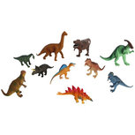 Dinosaurus speelset - Multicolor - Kunststof - 10 delig Dinosaurus speelset - Multicolor - Kunststof - 10 delig