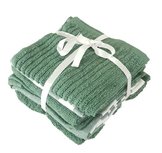 Keuken- & theedoekset ALEV - 1 vaatdoek, 2 thee- en 2 keukendoeken - Donkergroen Keuken- & theedoekset ALEV - 1 vaatdoek, 2 thee- en 2 keukendoeken - Donkergroen
