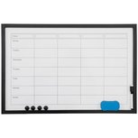 Memobord/Whiteboard MAREK - Weekplanner - Zwart - 60 x 40 cm Memobord/Whiteboard MAREK - Weekplanner - Zwart - 60 x 40 cm
