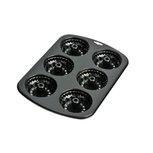 Kaiser 6-Muffin Bakvorm - Zwart - Metaal Kaiser 6-Muffin Bakvorm - Zwart - Metaal