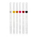 Vacu Vin cocktail recept sticks - Multicolor - Kunststof - set van 6 Vacu Vin cocktail recept sticks - Multicolor - Kunststof - set van 6