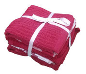 Keuken- & theedoekset ALEV - 1 vaatdoek, 2 thee- en 2 keukendoeken - Bordeaux Keuken- & theedoekset ALEV - 1 vaatdoek, 2 thee- en 2 keukendoeken - Bordeaux