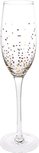 Champagneglas Sparkling dots - Transparant / Goud - Glas - Set van 6 Champagneglas Sparkling dots - Transparant / Goud - Glas - Set van 6