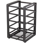 Industriële keukengerei opberger/ bestekhouder MONIEK - Zwart - Staal - 10 x 10 x 16.5 cm Industriële keukengerei opberger/ bestekhouder MONIEK - Zwart - Staal - 10 x 10 x 16.5 cm