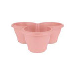 Elho bloempot Corsica verticaal tuinieren s - Roze - Kunststof - 33.5 x 35.5 x 13 cm - Set van 2 Elho bloempot Corsica verticaal tuinieren s - Roze - Kunststof - 33.5 x 35.5 x 13 cm - Set van 2