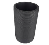 Tandenborstelbeker IMKE - Zwart - Kunststof - Ø 6.5 x 11 cm - Rond Tandenborstelbeker IMKE - Zwart - Kunststof - Ø 6.5 x 11 cm - Rond