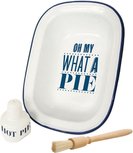 Jamie Oliver Taartvorm bakvorm met bakborstel en Pie Funnel Jamie Oliver Taartvorm bakvorm met bakborstel en Pie Funnel