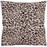 Sierkussenhoes met Luipaard print VERONIQUE - Bruin - Polyester - 45 x 45 cm Sierkussenhoes met Luipaard print VERONIQUE - Bruin - Polyester - 45 x 45 cm