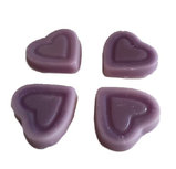 Waxmelts Lavendel - Paars - Hart - 4 x 4 x 1 cm - Set van 20 Waxmelts Lavendel - Paars - Hart - 4 x 4 x 1 cm - Set van 20