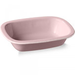Emaille Ovenschaal TIFFANY - Pastelroze - 19.5 x 14 x 4.5 cm - Maat S Emaille Ovenschaal TIFFANY - Pastelroze - 19.5 x 14 x 4.5 cm - Maat S