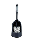 Linea Toiletborstel met houder Softwise - Antraciet - Kunststof - 13 x 13 x 42 cm Linea Toiletborstel met houder Softwise - Antraciet - Kunststof - 13 x 13 x 42 cm