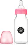 Baby Zuigfles Eat Giggle Sleep - Roze - Met Dop & Speen - 250 ml Baby Zuigfles Eat Giggle Sleep - Roze - Met Dop & Speen - 250 ml