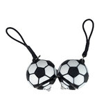 Fiets LED lampjes Voetbal - Zwart / Wit - Kunststof - Set van 2 Fiets LED lampjes Voetbal - Zwart / Wit - Kunststof - Set van 2
