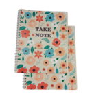 Notitieboek Vintage A4 - Multicolor - Gelinieerd - Set van 2 Notitieboek Vintage A4 - Multicolor - Gelinieerd - Set van 2