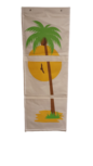 Wandorganizer Palmboom - Beige / Groen - 36.5 x 97 cm - Rechthoek Wandorganizer Palmboom - Beige / Groen - 36.5 x 97 cm - Rechthoek