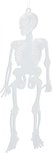 Glow In The Dark Mini Skeletjes - Wit - Kunststof - 15 cm Glow In The Dark Mini Skeletjes - Wit - Kunststof - 15 cm