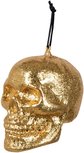 Boland Schedel goud glitter - Goud - Piepschuim - 10 cm - Gold Skull Boland Schedel goud glitter - Goud - Piepschuim - 10 cm - Gold Skull