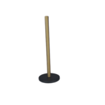 Toiletrolhouder THOM - Zwart / Goud - Ø 15 x h 43 cm Toiletrolhouder THOM - Zwart / Goud - Ø 15 x h 43 cm