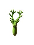 Rendier hanger - Set van 2 - Groen Rendier hanger - Set van 2 - Groen