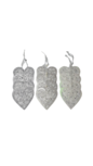 Kersthanger decoratie ornament Hartjes - Zilver/Wit - Glitter/Kant - 12 x 11 cm - 10 Stuks Kersthanger decoratie ornament Hartjes - Zilver/Wit - Glitter/Kant - 12 x 11 cm - 10 Stuks