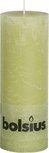 Bolsius Rustiek Stompkaars - Groen - 190 x 68 mm Bolsius Rustiek Stompkaars - Groen - 190 x 68 mm