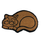 Deurmat - Kat - Bruin / Zwart - Kokosmat - 40 x 59 cm Deurmat - Kat - Bruin / Zwart - Kokosmat - 40 x 59 cm