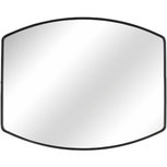 Spiegel EMILIA - Zwart- Metaal / Spiegelglas - 38 x 47 cm Spiegel EMILIA - Zwart- Metaal / Spiegelglas - 38 x 47 cm