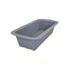 Cakevorm siliconen - Grijs - 27x14x7cm Cakevorm siliconen - Grijs - 27x14x7cm