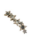 Theelichthouder sterretjes - Zilver - Hout - 47 x 2 x 12 cm Theelichthouder sterretjes - Zilver - Hout - 47 x 2 x 12 cm