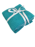Keuken- & theedoekset ALEV - 1 vaatdoek, 2 thee- en 2 keukendoeken - Turqoise Keuken- & theedoekset ALEV - 1 vaatdoek, 2 thee- en 2 keukendoeken - Turqoise