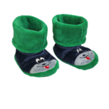 Enkelmodel monster pantoffels - Zwart / Groen - Maat 23 / 24 Enkelmodel monster pantoffels - Zwart / Groen - Maat 23 / 24
