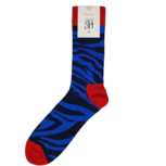 Happy Socks - Blauw / Rood & Zwart - Katoen - Maat 41 - 46 Happy Socks - Blauw / Rood & Zwart - Katoen - Maat 41 - 46