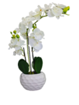 Orchidee CORINA - Wit - l 10 x b 20 x h 75 cm - Kunstbloem Orchidee CORINA - Wit - l 10 x b 20 x h 75 cm - Kunstbloem
