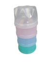 Babyfles voor melkpoeder - Multicolor - Kunststof - 3 delig Babyfles voor melkpoeder - Multicolor - Kunststof - 3 delig
