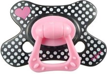 Difrax Fopspeen Dental 12+ maanden - Zwart / Roze - Stippen Difrax Fopspeen Dental 12+ maanden - Zwart / Roze - Stippen