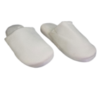Model laag pantoffels velvet look - Wit - Maat 42 / 43 Model laag pantoffels velvet look - Wit - Maat 42 / 43