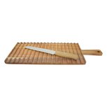 Dagelijkse Kost Snijplank - Set van broodplank en broodmes - Acaciahout Dagelijkse Kost Snijplank - Set van broodplank en broodmes - Acaciahout
