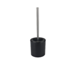 WC borstel ARJAN - Zwart - Keramiek / RVS - Rond - Ø 16 x h 40 cm - Toiletborstel WC borstel ARJAN - Zwart - Keramiek / RVS - Rond - Ø 16 x h 40 cm - Toiletborstel