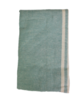 Keukenschort HARMEN met Strepen - Groen- Katoen - 75 x 90 cm Keukenschort HARMEN met Strepen - Groen- Katoen - 75 x 90 cm