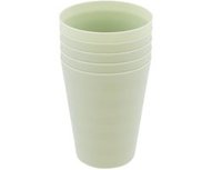Bekers - Groen - Kunststof - Set van 5 - Herbruikbaar Bekers - Groen - Kunststof - Set van 5 - Herbruikbaar