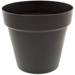 Kunststof Bloempot CONOR - Zwart - Kunststof - Ø 20 cm - Maat S Kunststof Bloempot CONOR - Zwart - Kunststof - Ø 20 cm - Maat S