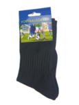 Voetbalsokken 1 Paar Met Elastische Band & Boord - Zwart - Maat 41-44 - Unisex Voetbalsokken 1 Paar Met Elastische Band & Boord - Zwart - Maat 41-44 - Unisex