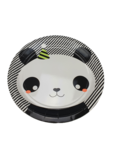 Borden / Feestborden panda - Zwart / Wit - Set van 8 Borden / Feestborden panda - Zwart / Wit - Set van 8
