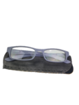 Leesbril / Bril Met brillenkoker - Mat grijs / Transparant - Kunststof / Glas - Sterkte +1.50 Leesbril / Bril Met brillenkoker - Mat grijs / Transparant - Kunststof / Glas - Sterkte +1.50