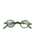 Bril Groen Zwart Transparant Ronde Glazen - Groen / Zwart - Kunststof / Glas - Sterkte +1.50 Bril Groen Zwart Transparant Ronde Glazen - Groen / Zwart - Kunststof / Glas - Sterkte +1.50