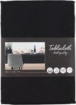 Tafelkleed ROWENA - Uni - Zwart - Polyester - 160 x 275 cm Tafelkleed ROWENA - Uni - Zwart - Polyester - 160 x 275 cm